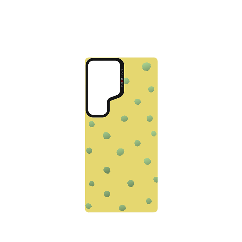 Apricot Yellow Polka Dots Imagisnap - CaseBangImagisnapCaseBangSamsung S25 UltraBack Cover
