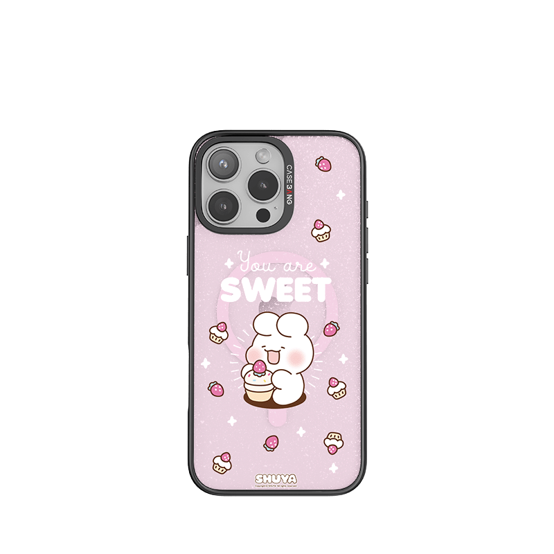 Cream Strawberry Imagisnap - CaseBangImagisnapCaseBangiPhone 16 Pro MaxBack Cover+Base Case
