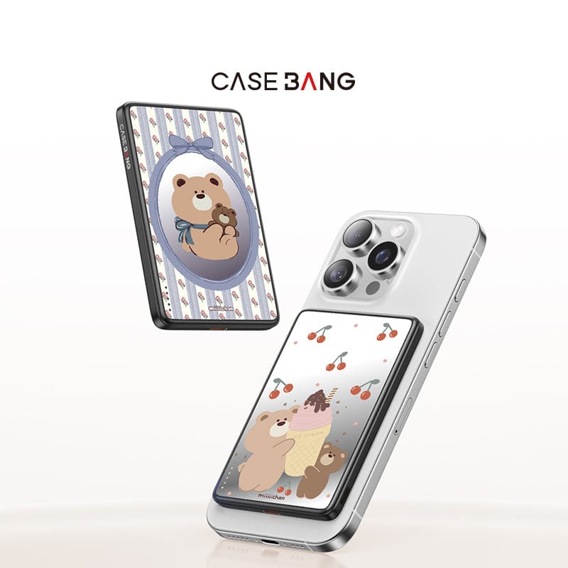 Ice Cream Bear Magnetic Power Bank - CaseBangPower BankCaseBang5000mAh