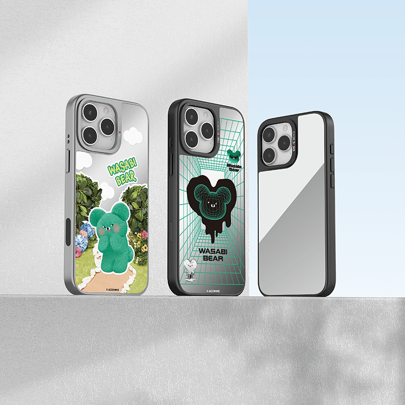 Wasabi Bear Silver Unijoy - CaseBangUnijoyCaseBangWasabi Bear DimensioniPhone 16 Pro Max