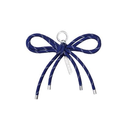 Knitted Bow-Shaped Pendant