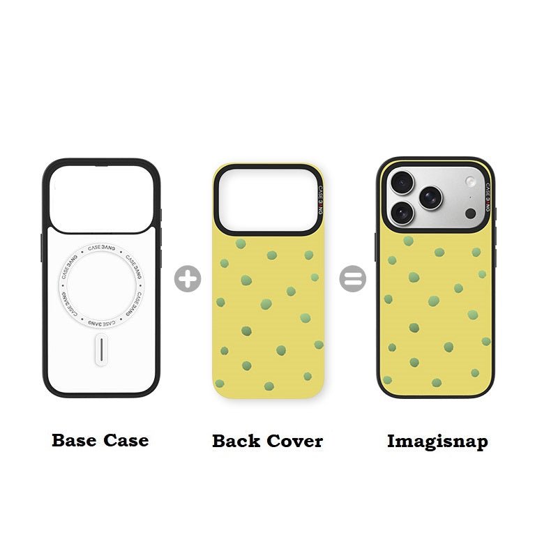 Apricot Yellow Polka Dots Imagisnap - CaseBangImagisnapCaseBangSamsung S25 UltraBack Cover+Base Case