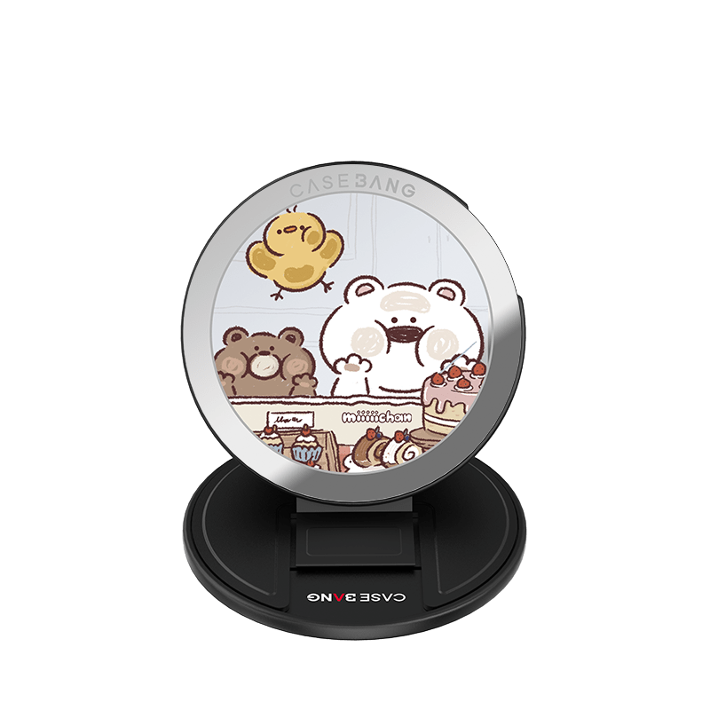 Bakery Bear MagSafe Grip Stand - CaseBangMagsafe Grip StandCaseBangDessert StoreBase Stand + Back Cover
