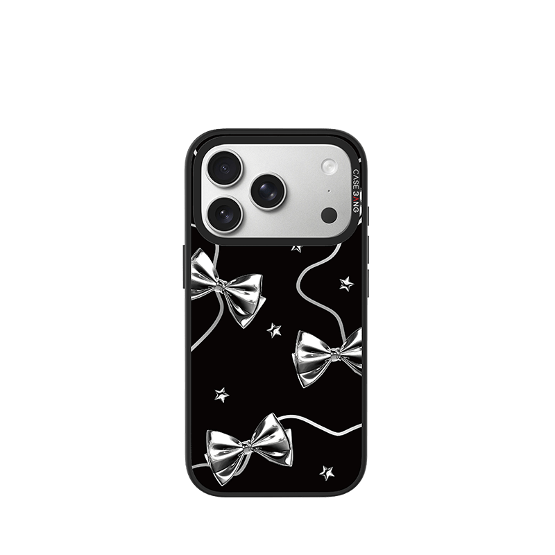 Black Silvery Imagisnap - CaseBangImagisnapCaseBangiPhone 17 Pro MaxBack Cover