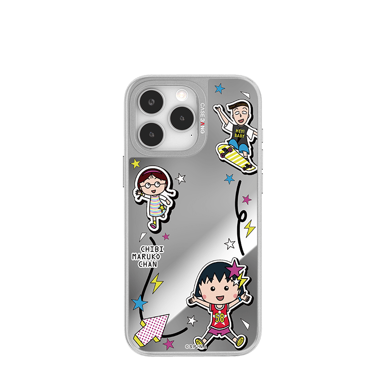 Chibi Maruko - chan Silver Unijoy - CaseBangUnijoyCaseBangSkater MarukoiPhone 14 Pro