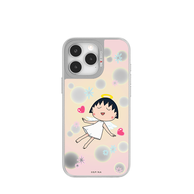 Chibi Maruko - chan Silver Unijoy - CaseBangUnijoyCaseBangAngel MarukoiPhone 14 Pro