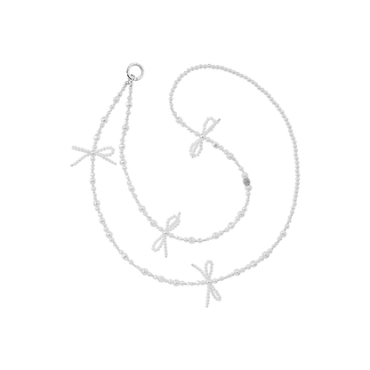 Classic Bow Cross - body Strap - CaseBangPhone CharmCaseBangWhite