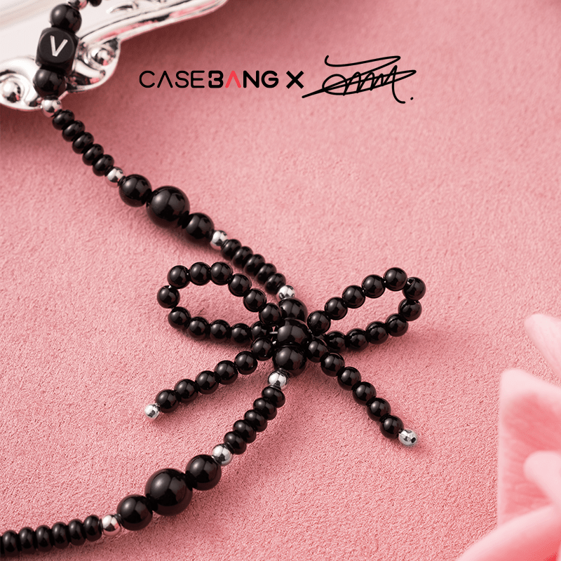 Classic Bow Cross - body Strap - CaseBangPhone CharmCaseBangBlack