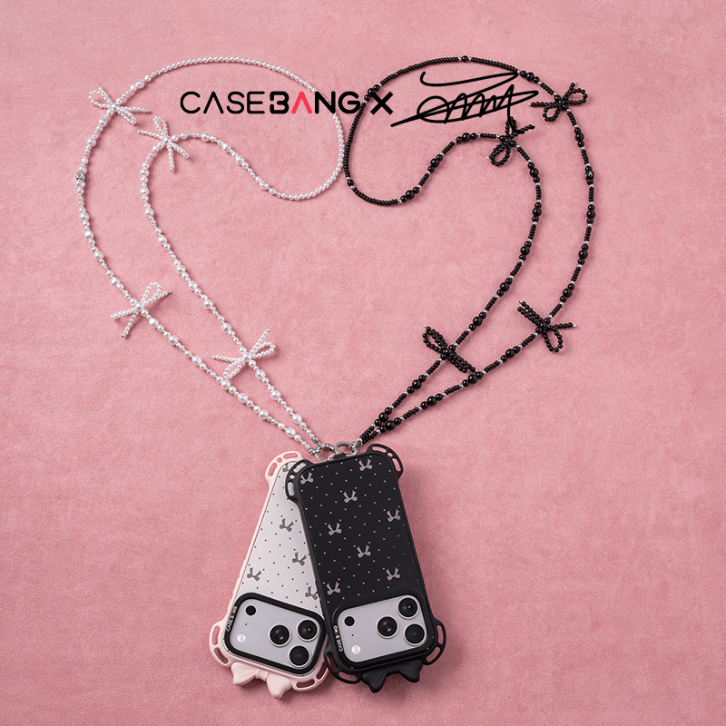 Classic Bow Cross - body Strap - CaseBangPhone CharmCaseBangBlack