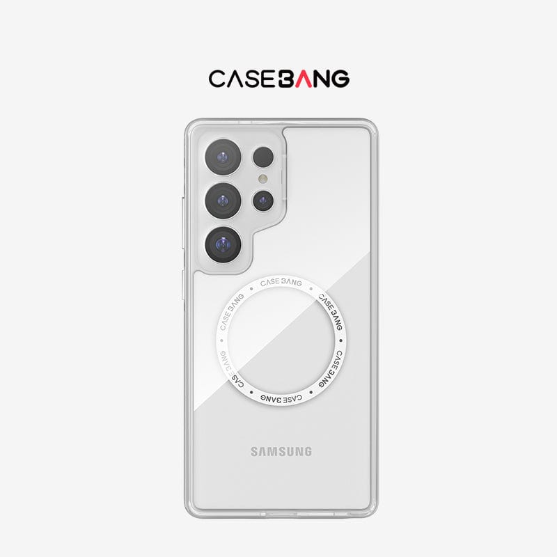 Clear Imagisnap Base Case - CaseBangBase CaseCaseBangWhiteSamsung S25 Ultra