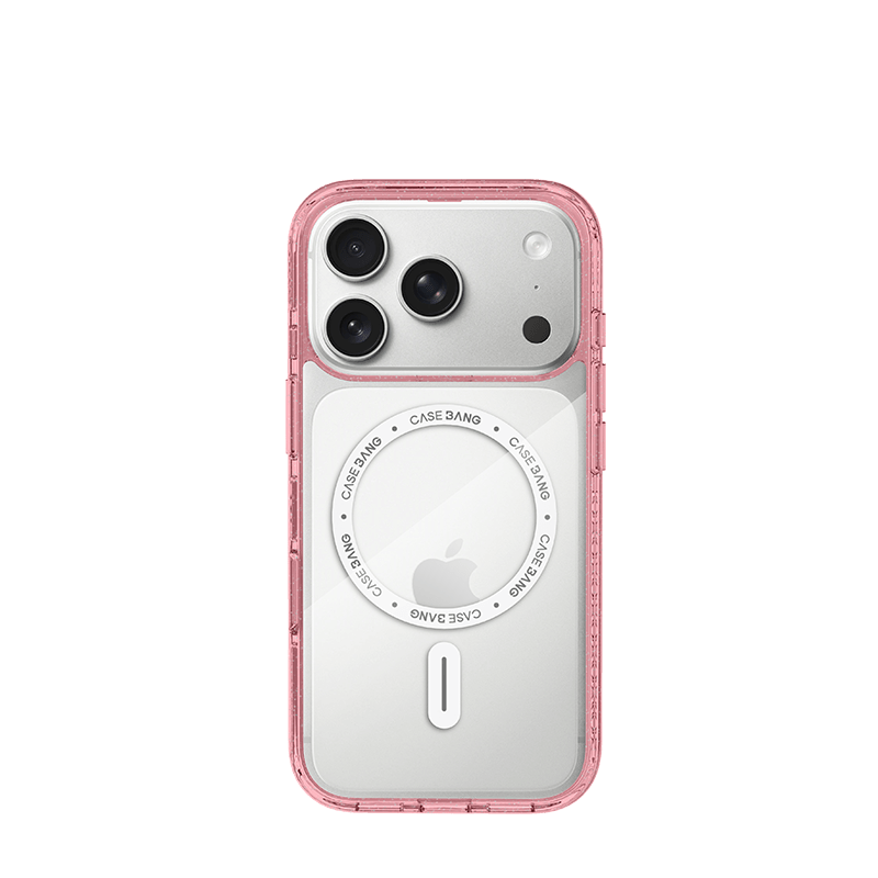Clear Imagisnap Base Case - iPhone 17 Series - CaseBangBase CaseCaseBangClear PinkiPhone 17 Pro