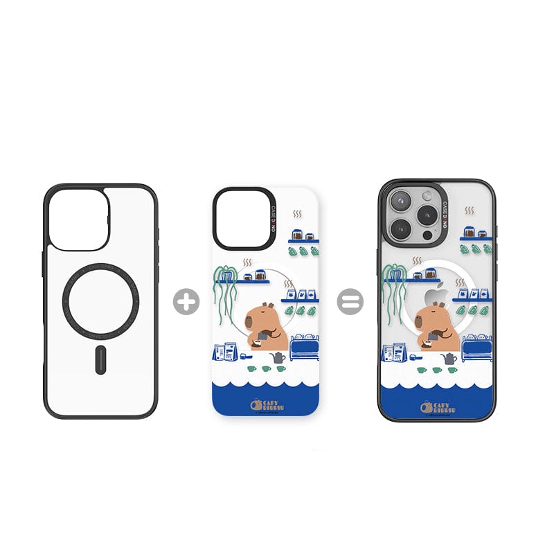 Coffee Capybara Imagisnap - CaseBangImagisnapCaseBangiPhone 16 Pro MaxBack Cover+Base Case