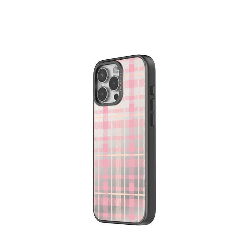 CREAMY PINK PLAID Imagisnap - CaseBangImagisnapCaseBangiPhone 13Back Cover+Base Case