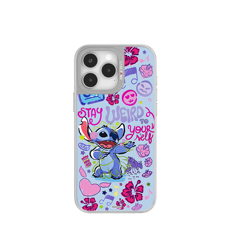 Disney Stitch Silver Unijoy - CaseBangUnijoyCaseBangDance Mode StitchiPhone 14 Pro