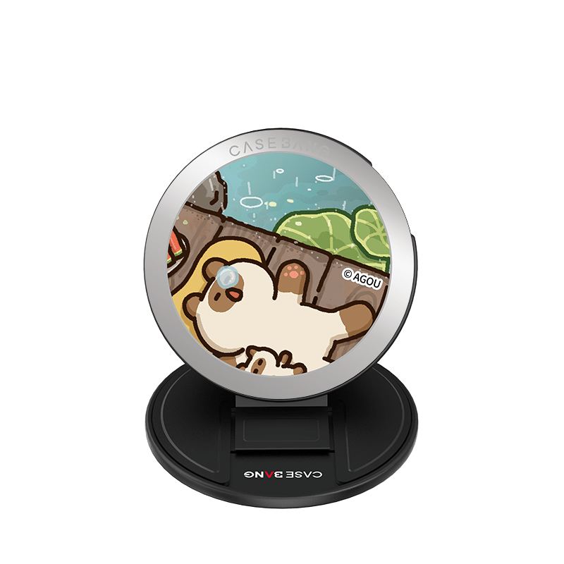 Doggy Cat Series MagSafe Grip Stand - CaseBangMagsafe Grip StandCaseBangSleepy Doggy CatBase Stand + Back Cover