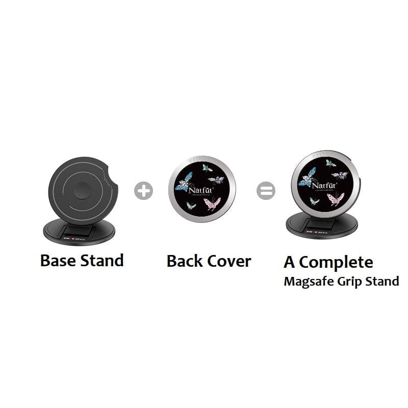 Dream Of Butterfly MagSafe Grip Stand - CaseBangMagsafe Grip StandCaseBangBase Stand + Back Cover