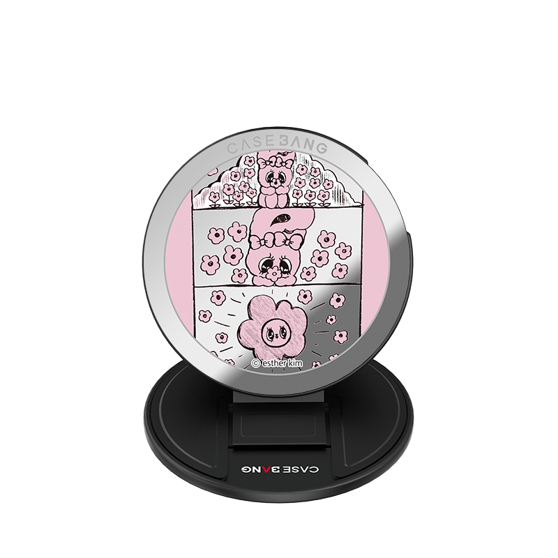 Esther Bunny MagSafe Grip Stand - CaseBangMagsafe Grip StandCaseBangCurious EstherBase Stand + Back Cover