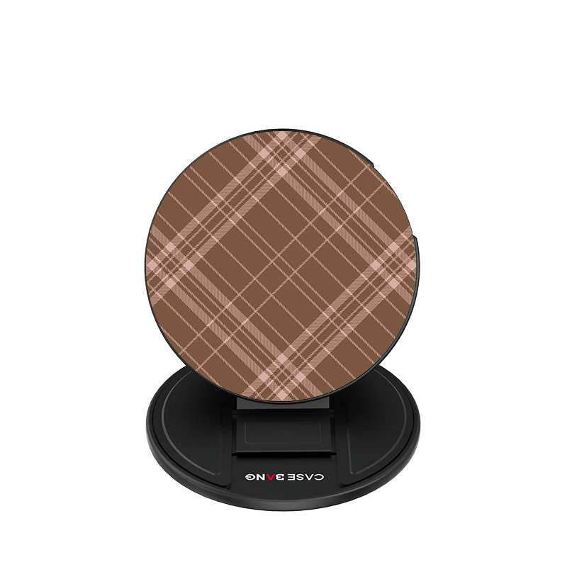 GENTLE PINK BROWN Magsafe Grip Stand - CaseBangMagsafe Grip StandCaseBangBase Stand + Back Cover