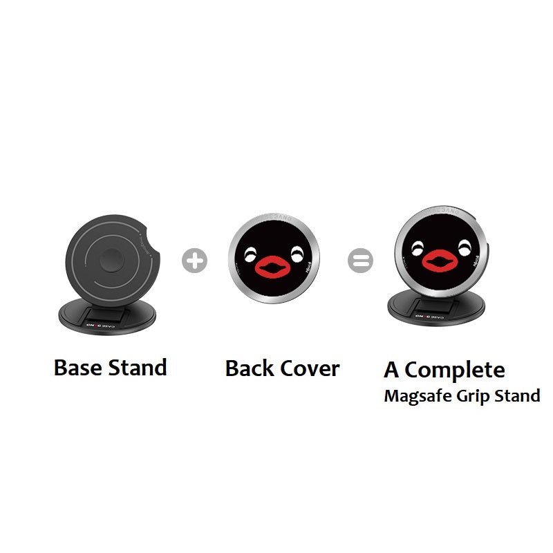 Happy Pingu MagSafe Grip Stand - CaseBangMagsafe Grip StandCaseBangBack Cover