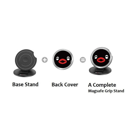Happy Pingu MagSafe Grip Stand - CaseBangMagsafe Grip StandCaseBangBack Cover