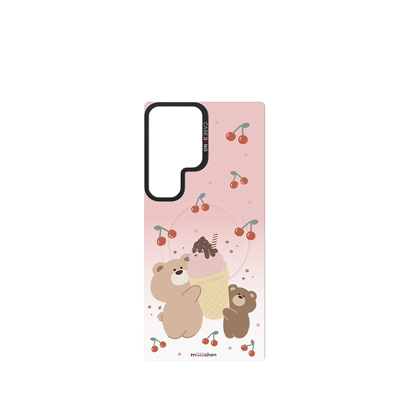 Ice Cream Teddy Bear Imagisnap - CaseBangImagisnapCaseBangSamsung S24Back Cover