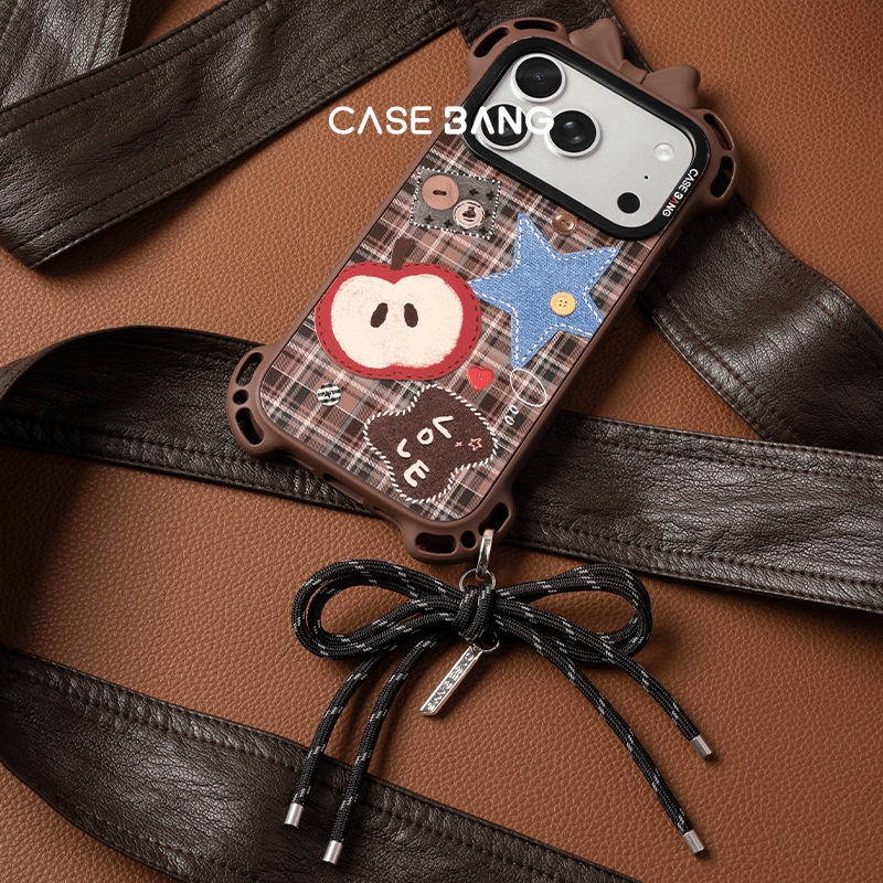 Knitted Bow - Shaped Pendant - CaseBangPendantCaseBangClassic Black