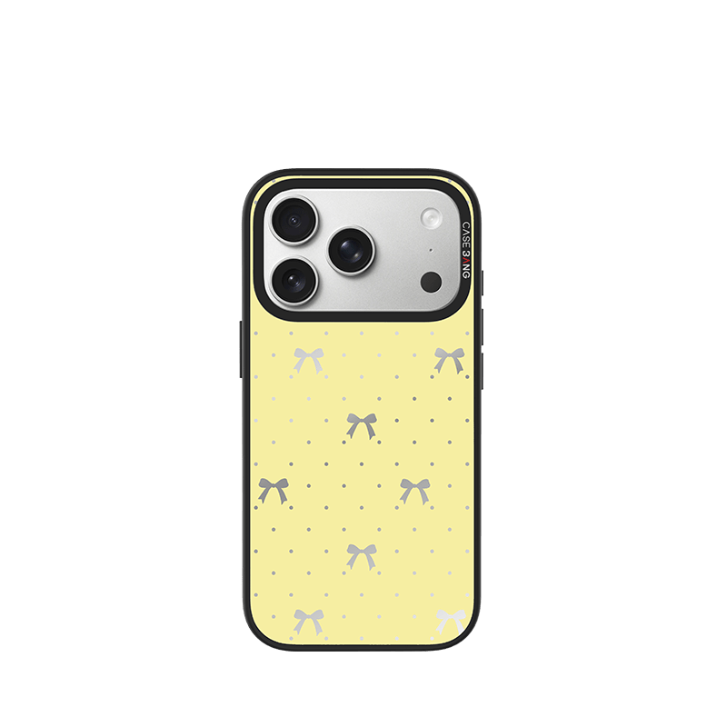 Lemon Yellow Bow Imagisnap - CaseBangImagisnapCaseBangiPhone 17 Pro MaxBack Cover