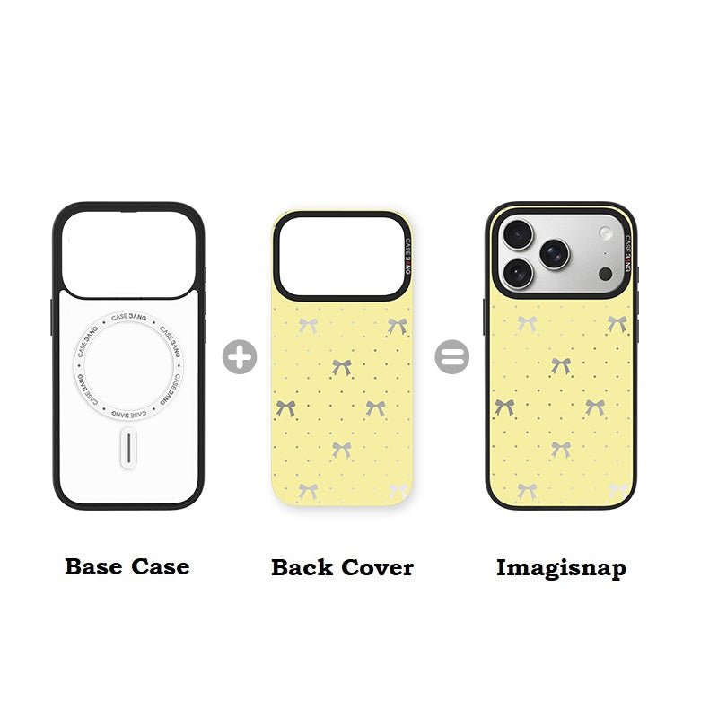 Lemon Yellow Bow Imagisnap - CaseBangImagisnapCaseBangiPhone 17 Pro MaxBack Cover