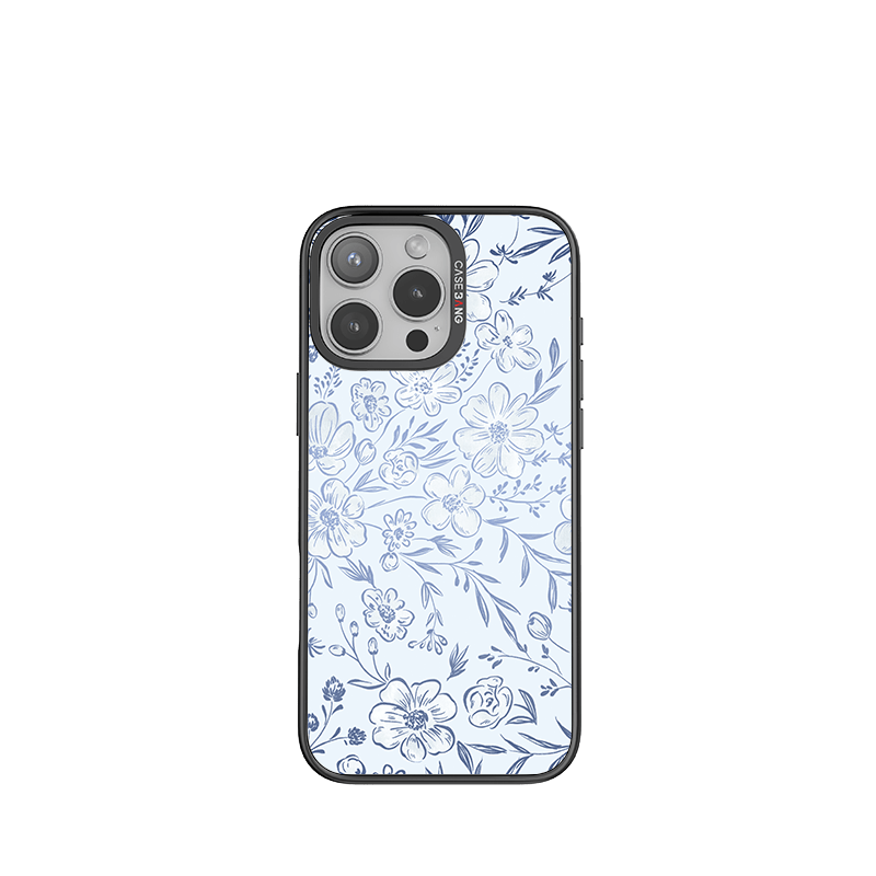 Little Blue Flowers Imagisnap - CaseBangImagisnapCaseBangiPhone 16 Pro MaxBack Cover+Base Case