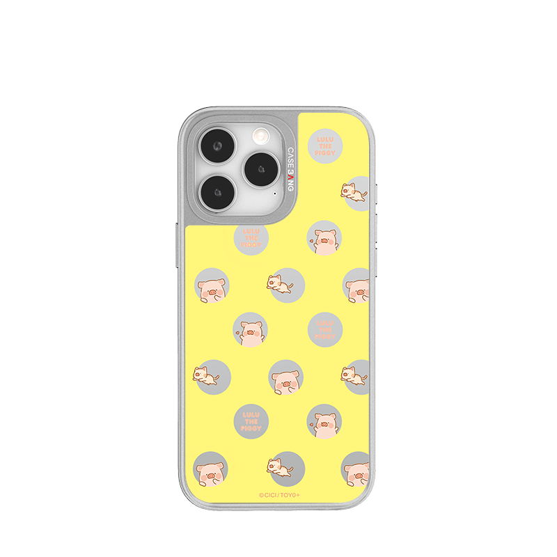 Lulu the piggy Silver Unijoy - CaseBangUnijoyCaseBangCREAMY LULUiPhone 14 Pro