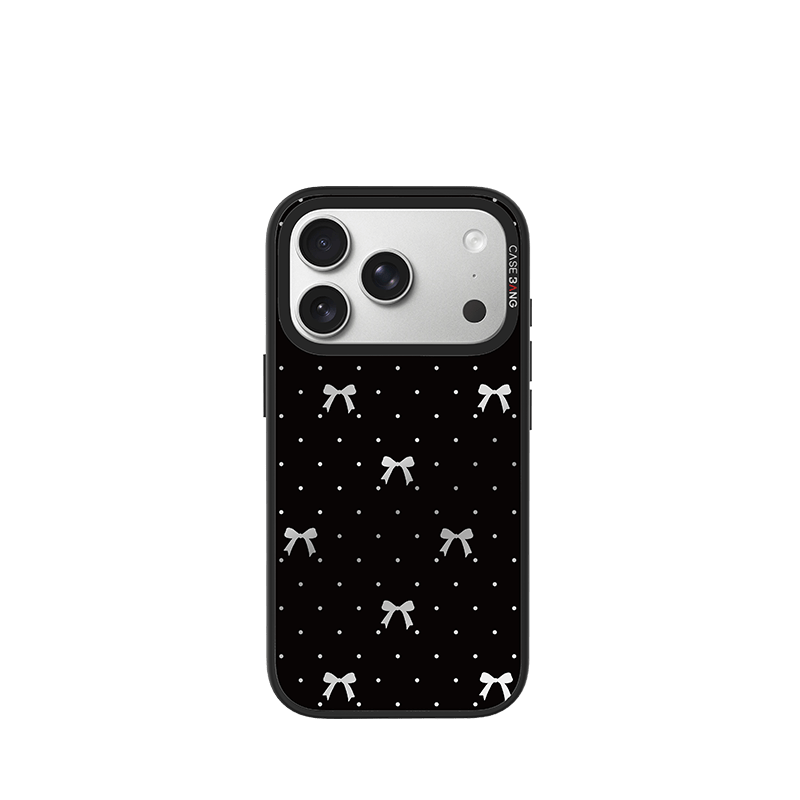 Midnight Black Bow Imagisnap - CaseBangImagisnapCaseBangiPhone 17 Pro MaxBack Cover