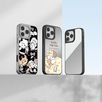 Mikko illustration Silver Unijoy - CaseBangUnijoyCaseBangSweetie MikkoiPhone 14 Pro