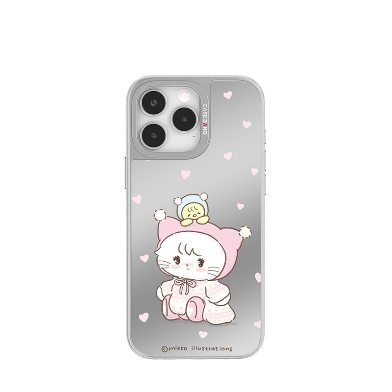 Mikko illustration Silver Unijoy - CaseBangUnijoyCaseBangSweetie MikkoiPhone 14 Pro