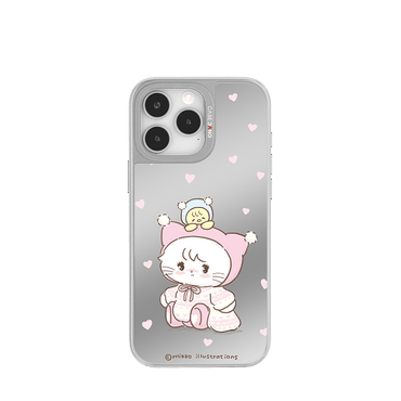 Mikko illustration Silver Unijoy - CaseBangUnijoyCaseBangSweetie MikkoiPhone 14 Pro