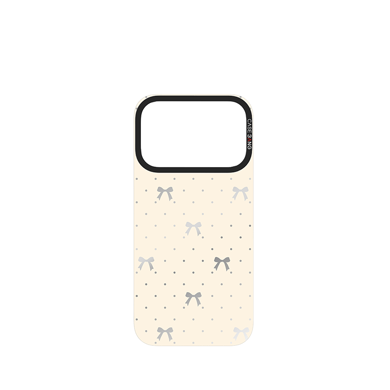 Milkshake White Bow Imagisnap - CaseBangImagisnapCaseBangiPhone 17 Pro MaxBack Cover