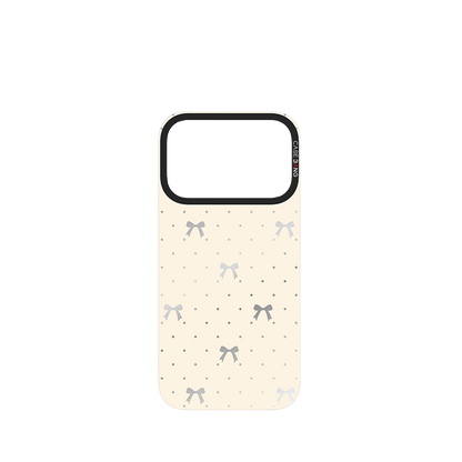 Milkshake White Bow Imagisnap - CaseBangImagisnapCaseBangiPhone 17 Pro MaxBack Cover
