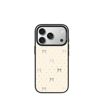 Milkshake White Bow Imagisnap - CaseBangImagisnapCaseBangiPhone 17 Pro MaxBack Cover