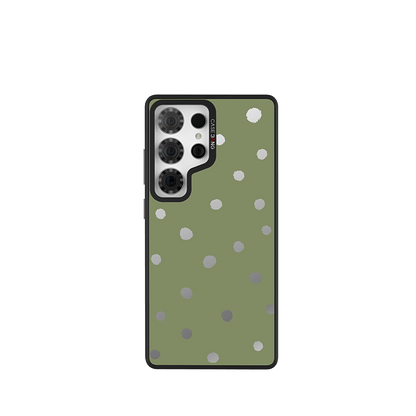 Olive Green Polka Dots Imagisnap - CaseBangImagisnapCaseBangiPhone 17 Pro MaxBack Cover