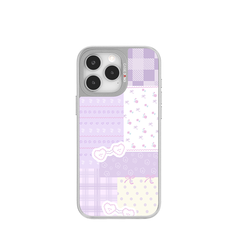 Patchwork Dreams Silver Unijoy - CaseBangUnijoyCaseBangTaro IceiPhone 14 Pro