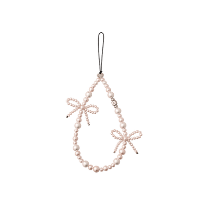 Pearl Bow Wrist Strap - CaseBangWrist StrapCaseBangPink