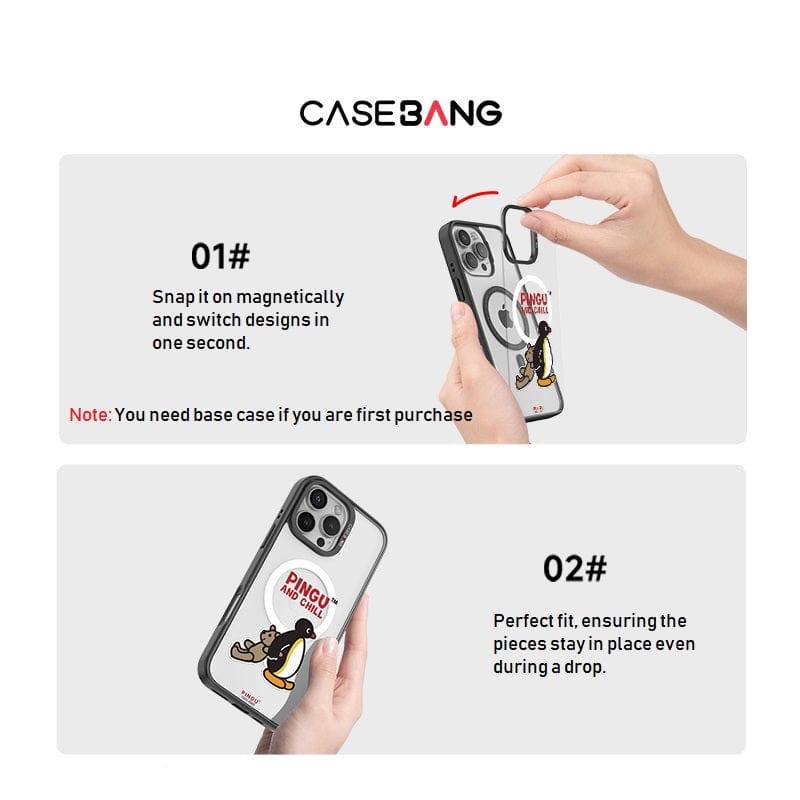 Pingu Cooking Imagisnap - CaseBangImagisnapCaseBangiPhone 16 Pro MaxBack Cover