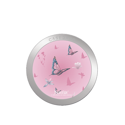 Pink Butterfly MagSafe Grip Stand - CaseBangMagsafe Grip StandCaseBangBack Cover