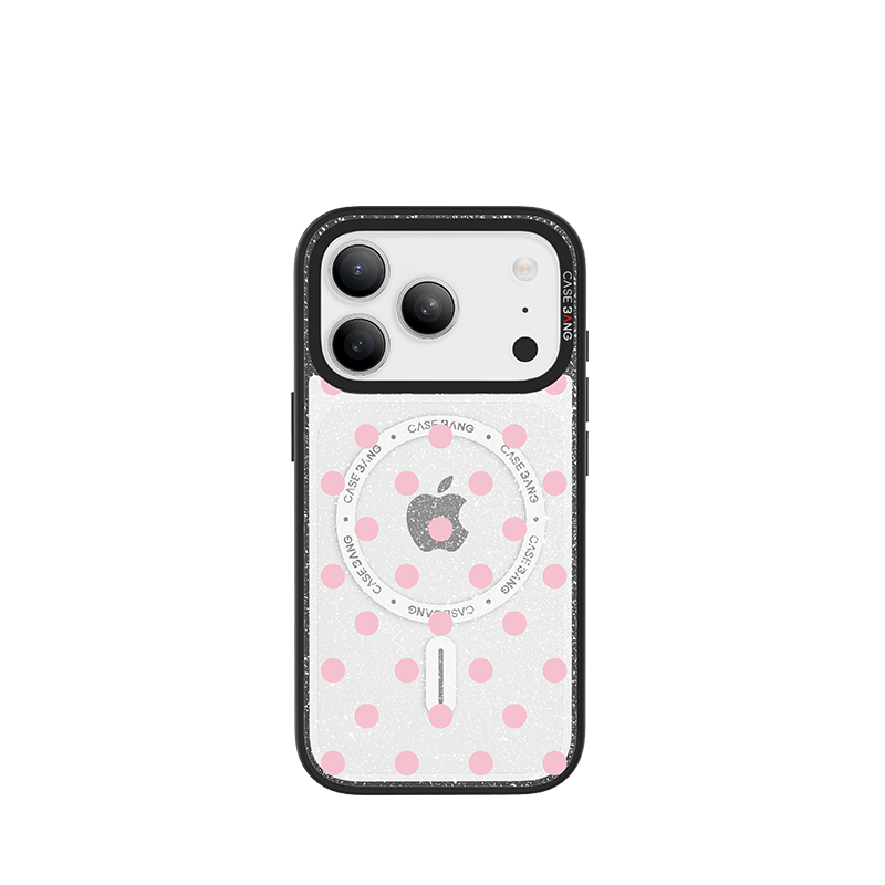 Pink Polka Dots Imagisnap - CaseBangImagisnapCaseBangiPhone 17 Pro MaxBack Cover