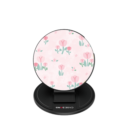 PINKY TULIPS Magsafe Grip Stand - CaseBangMagsafe Grip StandCaseBangBase Stand + Back Cover