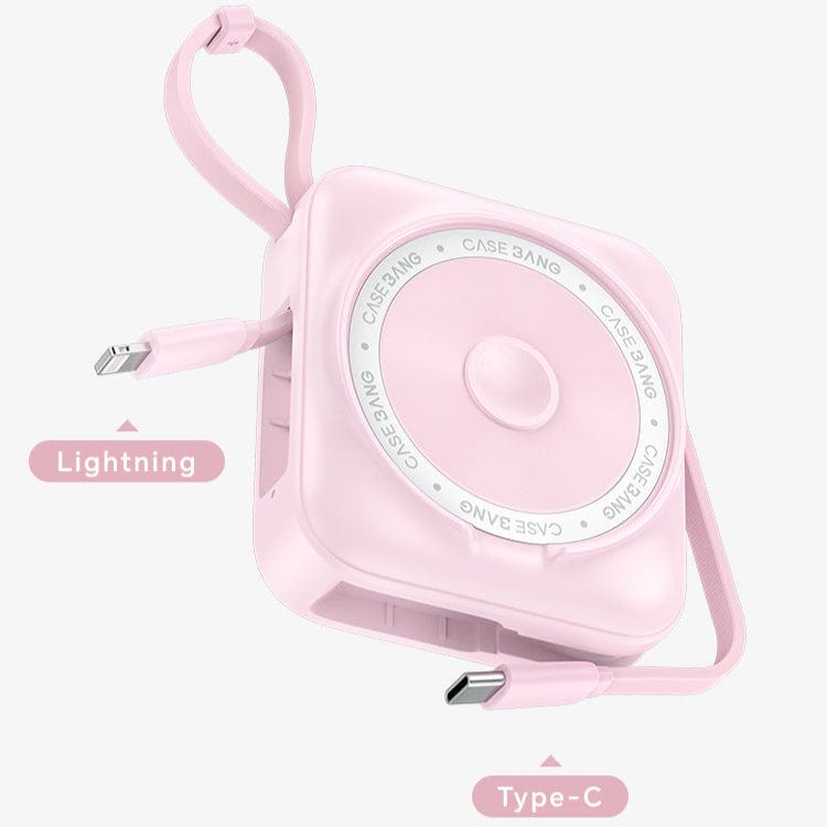 Power Bank With Build - in 2 Cables - CaseBangPower BankCaseBangBlack