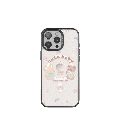 Rabbit And Bear Imagisnap - CaseBangImagisnapCaseBangiPhone 16 Pro MaxBack Cover+Base Case