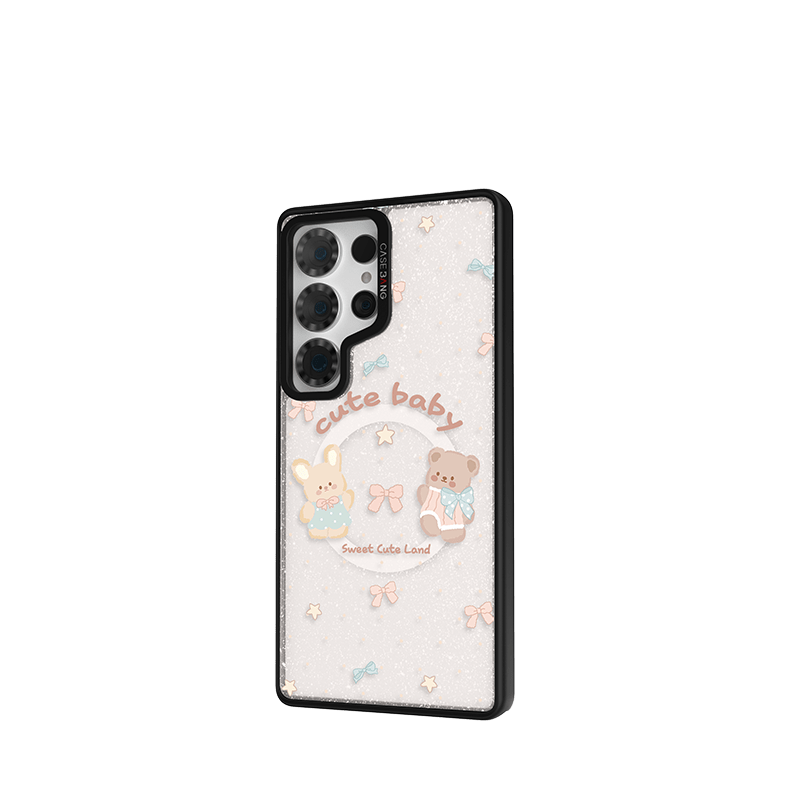 Rabbit And Bear Imagisnap - CaseBangImagisnapCaseBangSamsung S25 UltraBack Cover+Base Case
