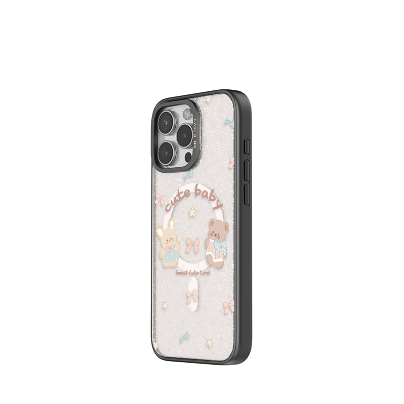 Rabbit And Bear Imagisnap - CaseBangImagisnapCaseBangiPhone 16 Pro MaxBack Cover+Base Case