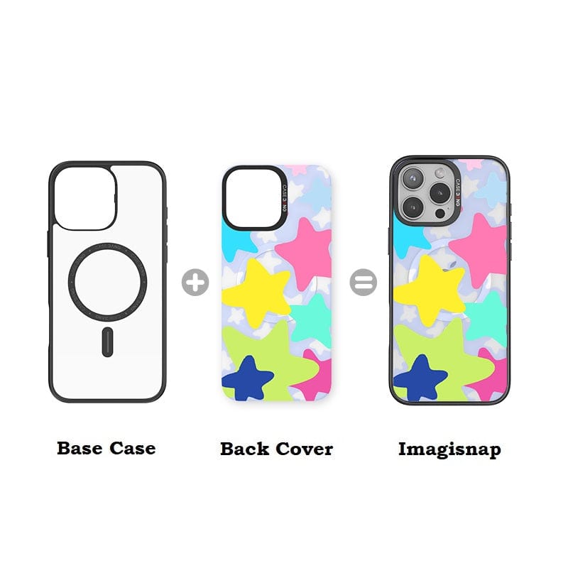 Rainbow Star Imagisnap - CaseBangImagisnapCaseBangiPhone 16 Pro MaxBack Cover+Base Case
