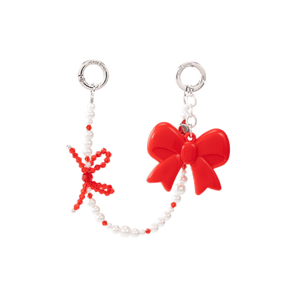 Red Bow Phone Hand Charm - CaseBangPhone CharmCaseBang